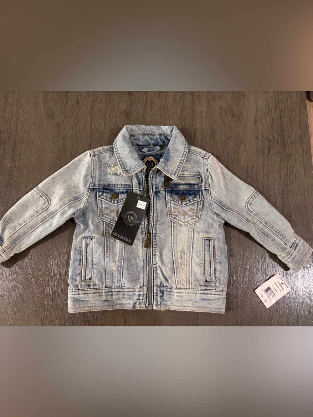 Urban Republic Kids Light Wash Distressed Denim Jacket - NWT